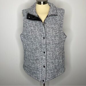 Christopher & Banks Sparkle Tweed Vest